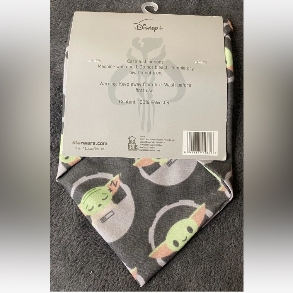 Star Wars The Mandalorian The Child NEW 2 Pack Bandanas Baby Yoda Grogu - Picture 2 of 4
